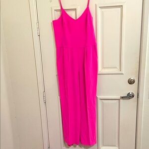 Trina Turk Hot Pink Jumpsuit New  Sz 6